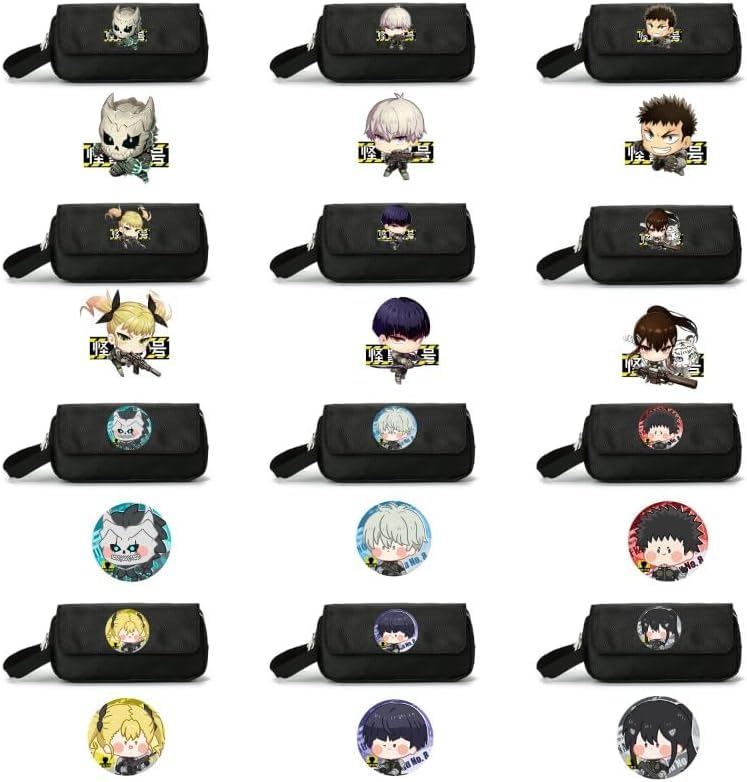 Amazon.co.jp: 怪獣8号 グッズ 怪獣8号 ペンケース 筆箱 ペン袋 文具